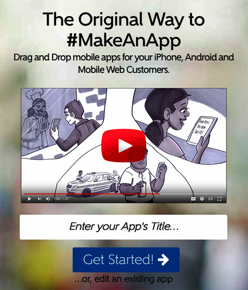 AppMakr app building platform