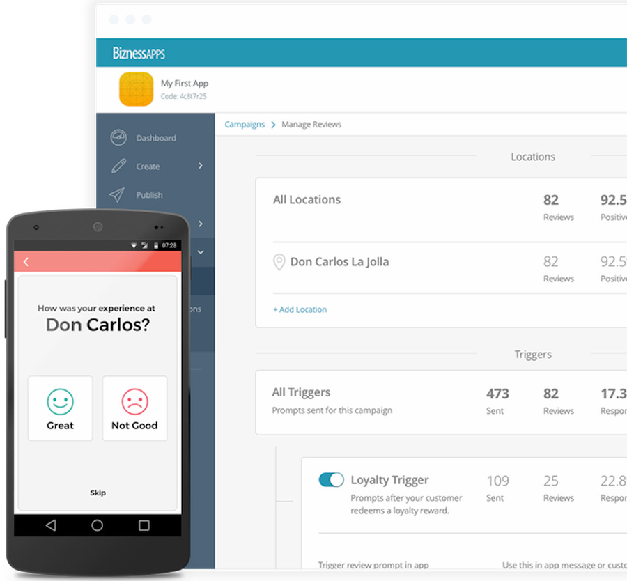 BiznessApps Mobile App Building Platform