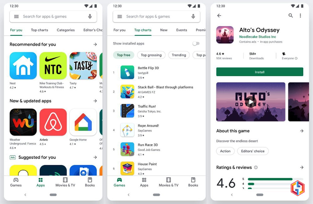 Google Play Store Redesigned