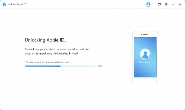 Unlocking Apple ID with iMyFone
