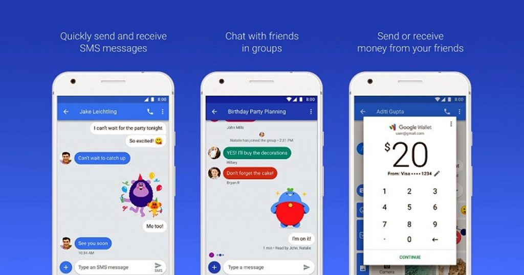 New Google Chat A Version Of IMessage For Android 1024x538