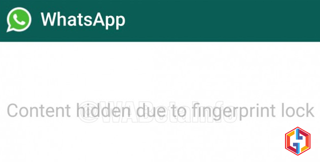 Whatsapp Content Hidden Due To Fingerprint Lock