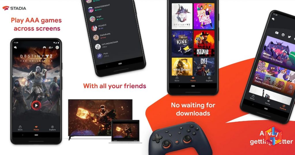 Google Stadia Now Available On The Play Store 1024x538
