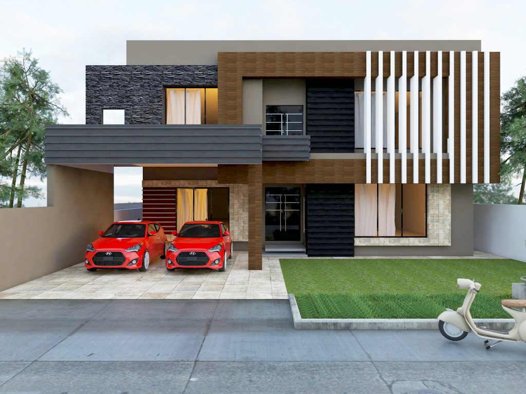 Modern 1 Kanal House Elevation