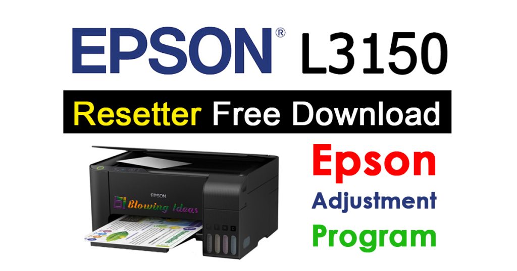 Epson L3150 Resetter Adjustment Program Free Download 1024x538