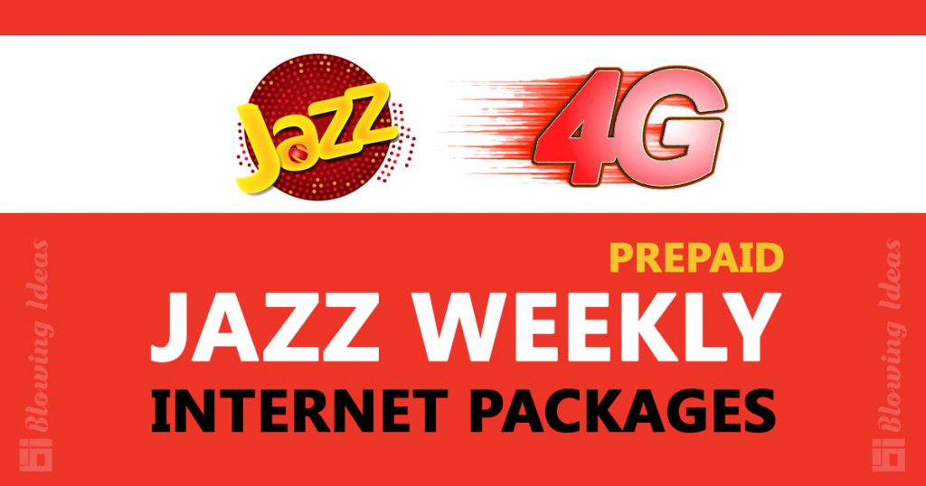 Jazz Weekly Internet Packages