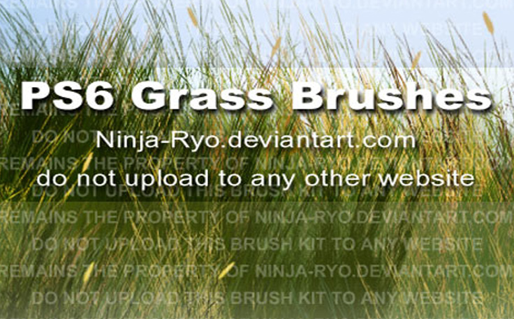 PS6 Grass Brushes