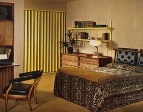 1960s Bedroom Interior Design