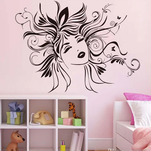 Bedroom Wall Designs for Girls with Creative Sketches