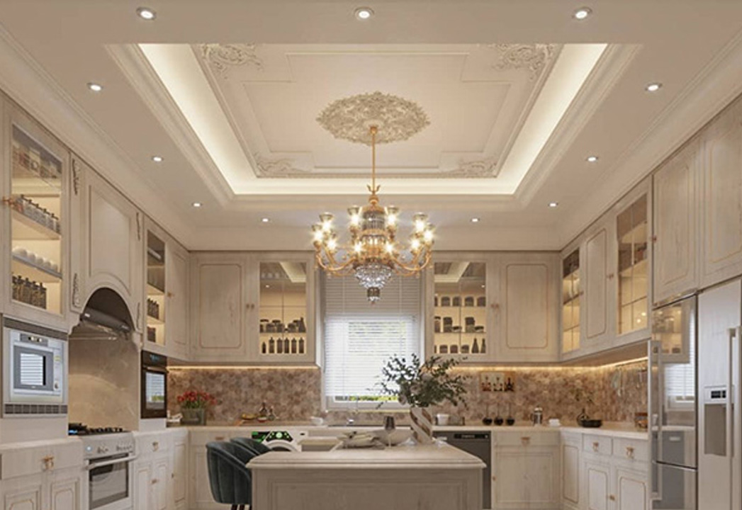 Luxurious Kitchen Ceiling Design