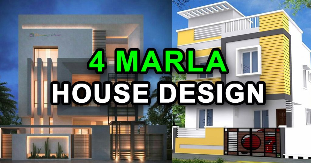 4 Marla House Design Ideas With 3D Elevation 1024x538