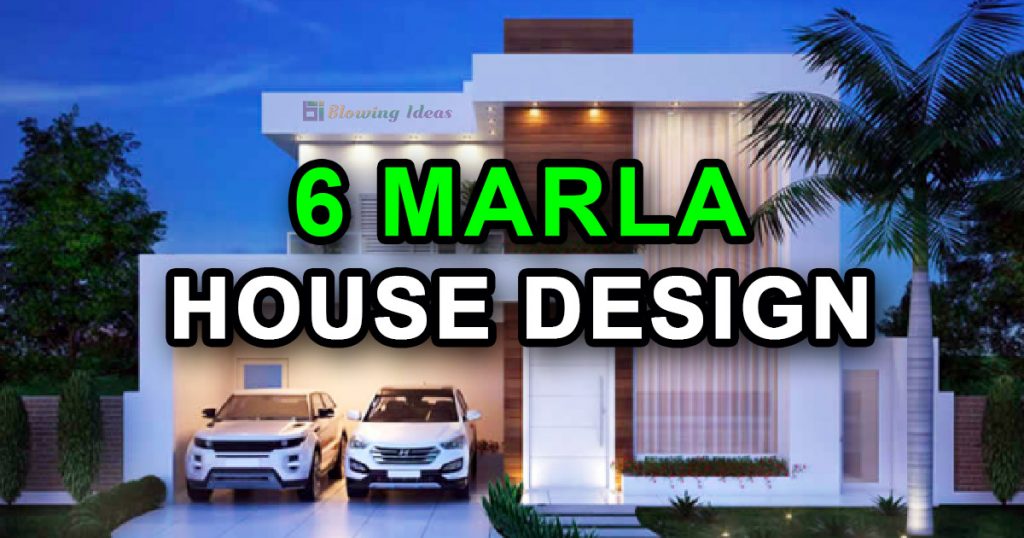 6 Marla House Design Ideas With 3D Elevation 1024x538