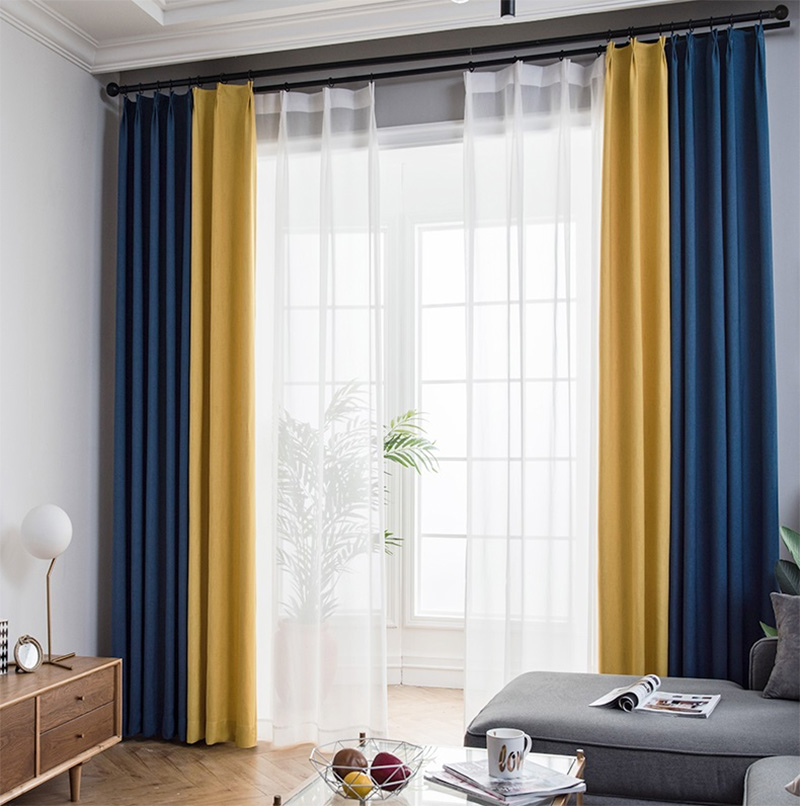 Dual Color Unique Curtain Ideas