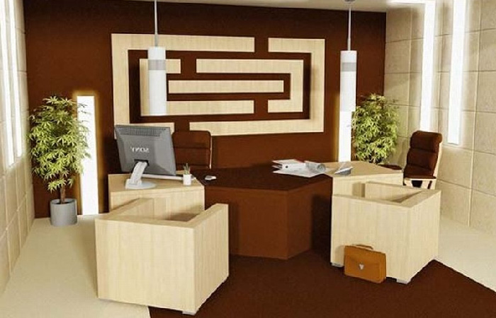 Stylish Office Design In Small Space