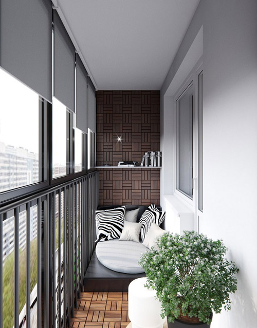 Attractive Small Balcony Design