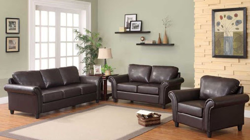 Brown Leather Sofa Design
