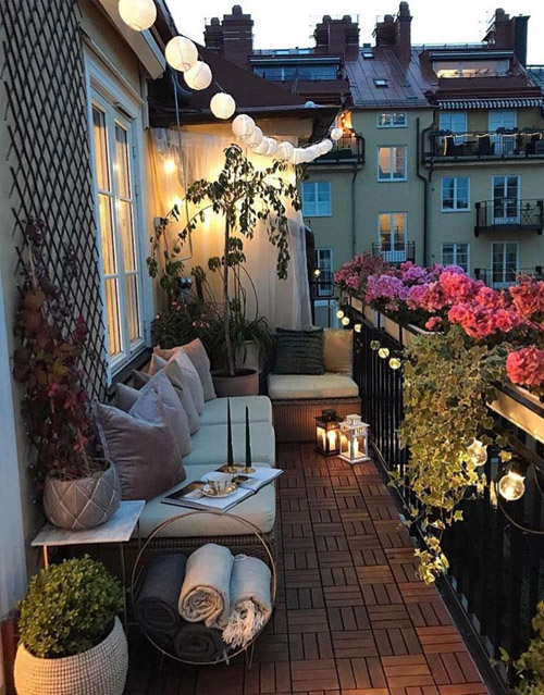 Cozy Balcony Design
