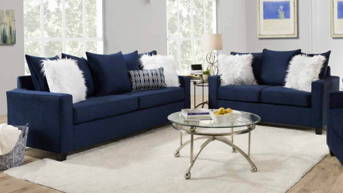 Indigo Blue Sofa Design