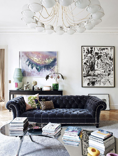 Luxurious Plush Living Room