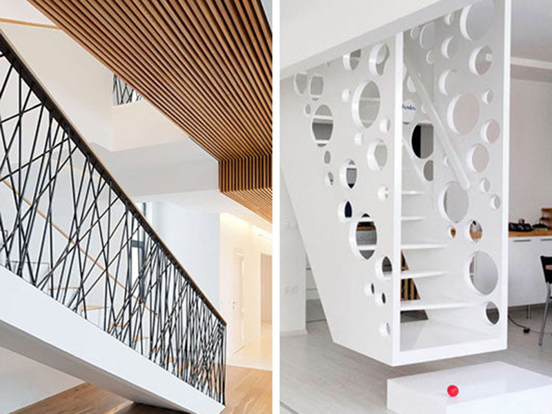 Beautiful And Modern Stair Railings