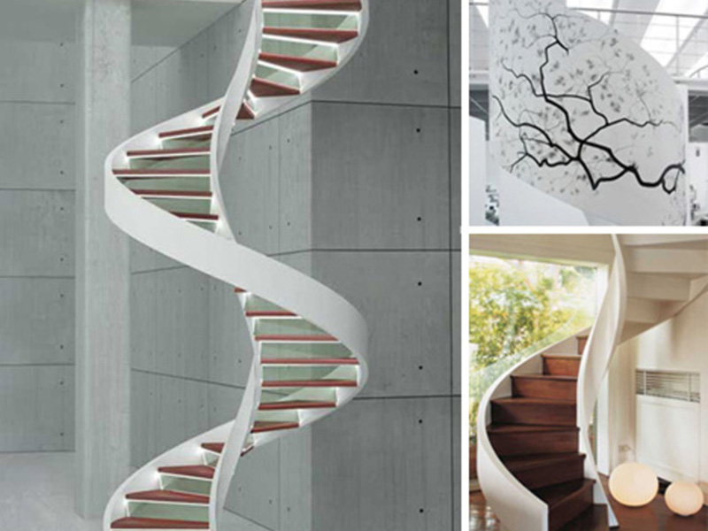 Winding Modern Staircase
