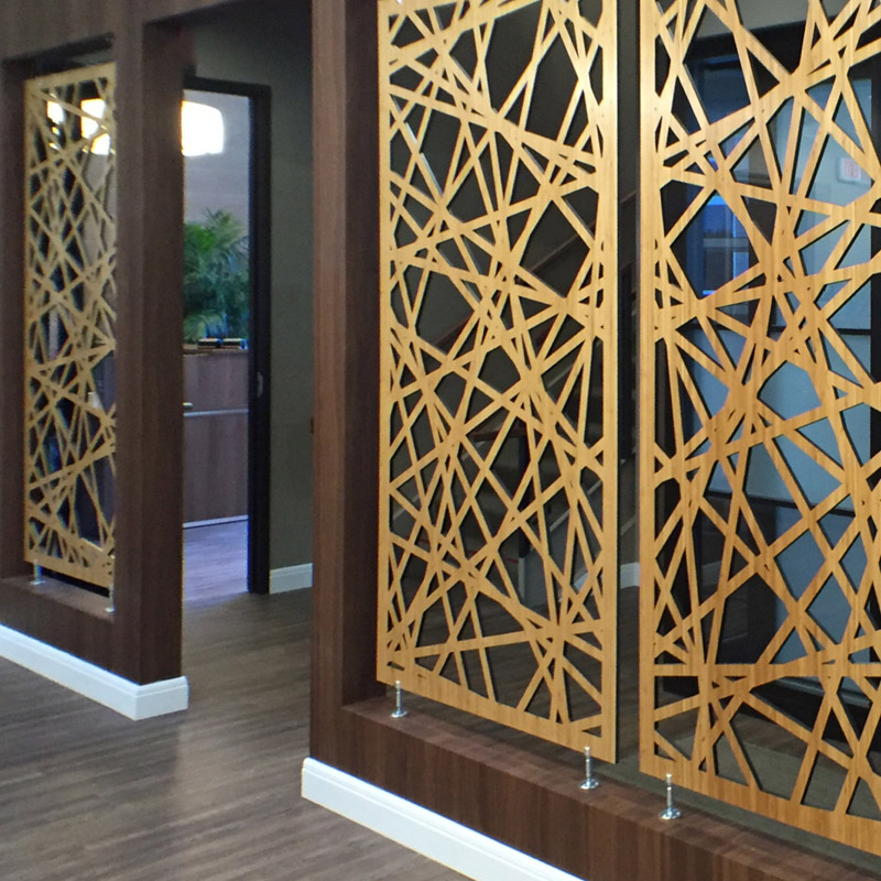 Laser Cut Wall Partition