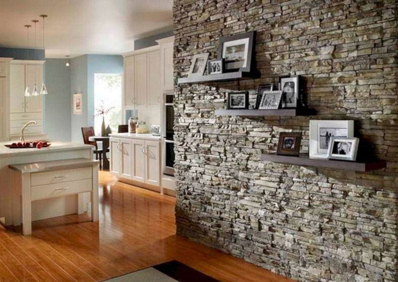 Rock Wall Design For Kitchen