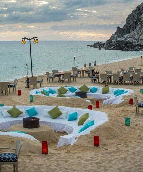 Novel Restaurant Beach Idea