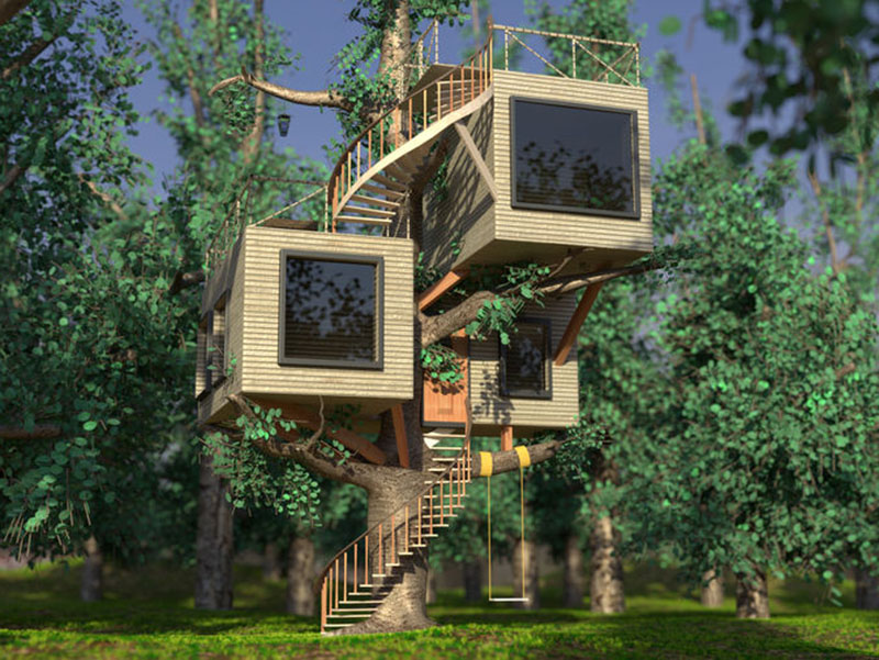 3d Design Tree House