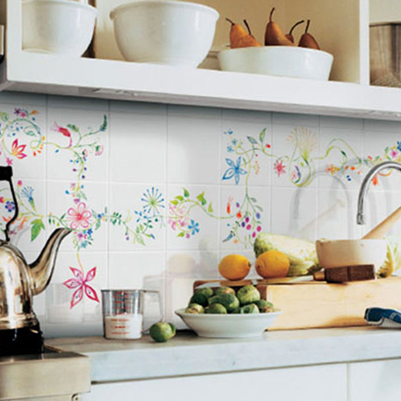 Hand Painted Wall Tiles For Kitchen