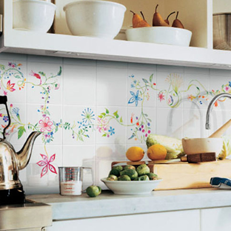 Hand Painted Wall Tiles for Kitchen