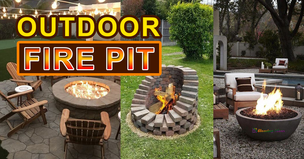 Modern Outdoor Fire Pit Design Ideas, Backyard Fire Pit Ideas Propane