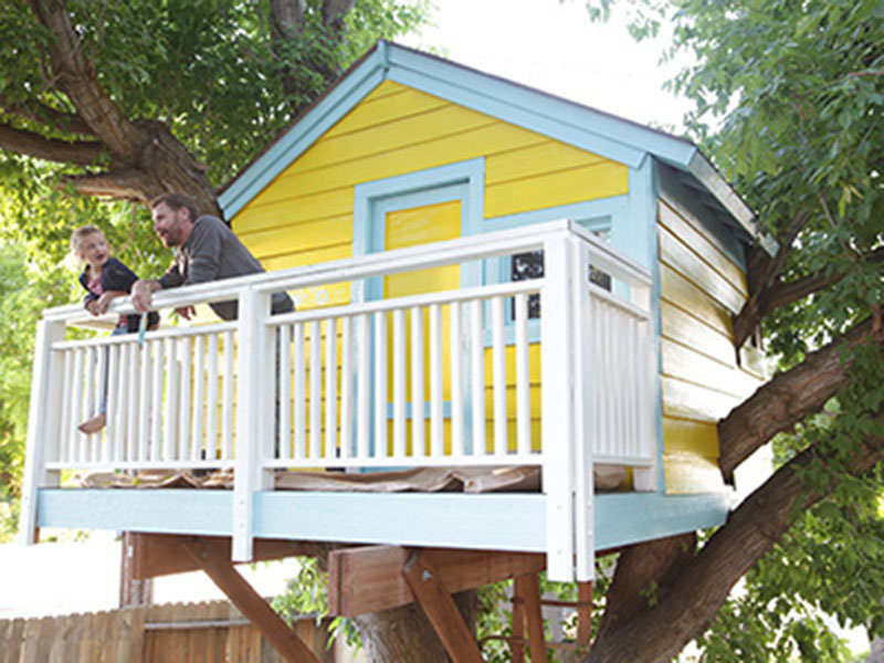 Painted Treehouse