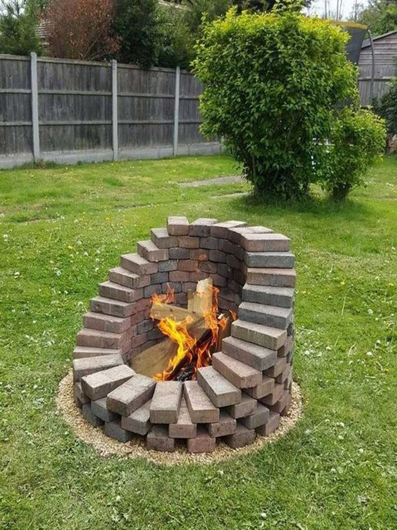 Affordable Brick Fire Pit