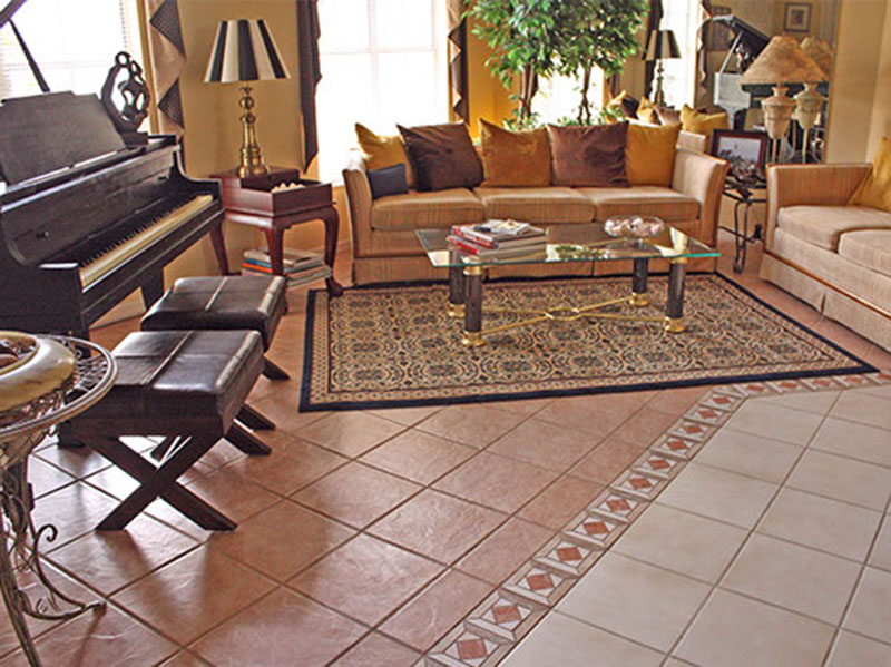 Ceramic Floor Tiles Uniqe Livingroom