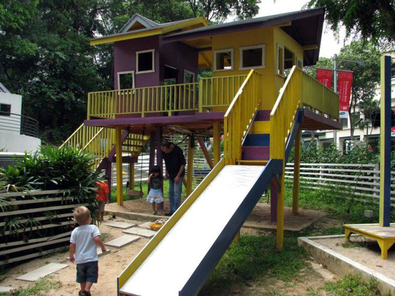 Colored Kids Tree House