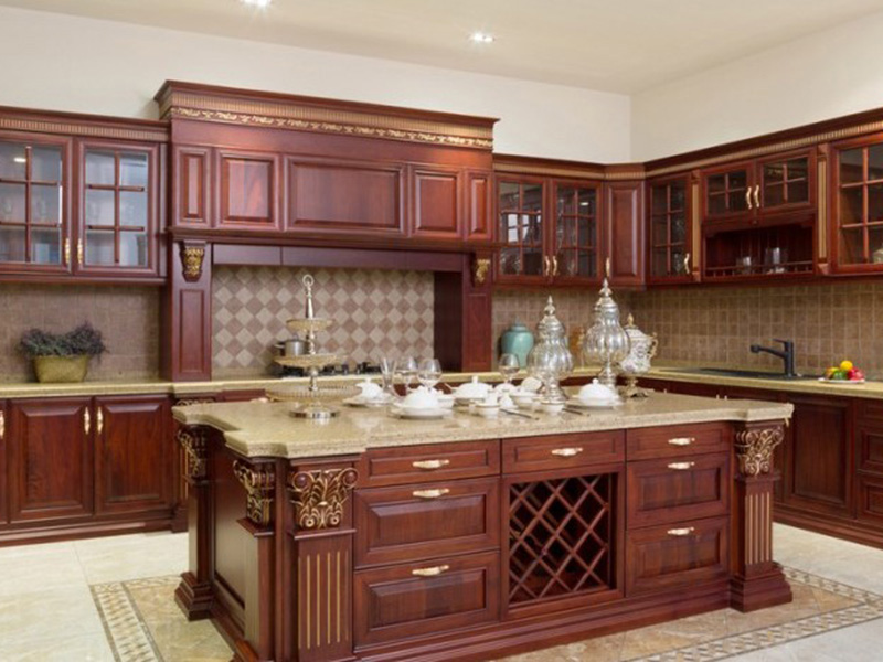 Cozy Style 2 Woody Kitchen Cabinet