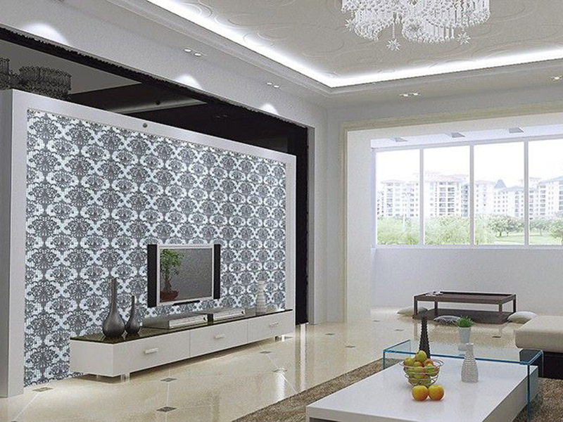 Cream Crystal Wall Tiles Livingroom