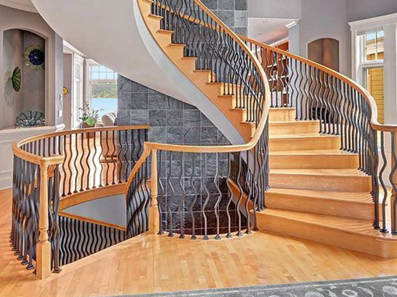 Decorative Stair In Hall Design