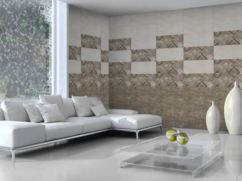 Living Room Wall Tile Design