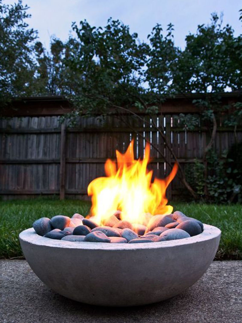 Marble Trendy Fire Pit