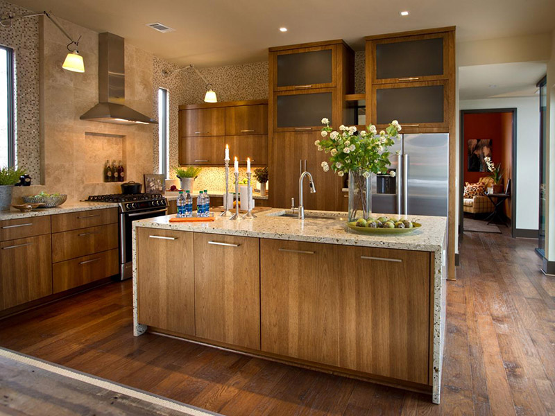 Modern Kitchen Cabinet Of Wood
