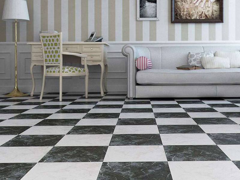 Natural Floor Tiles Livingroom