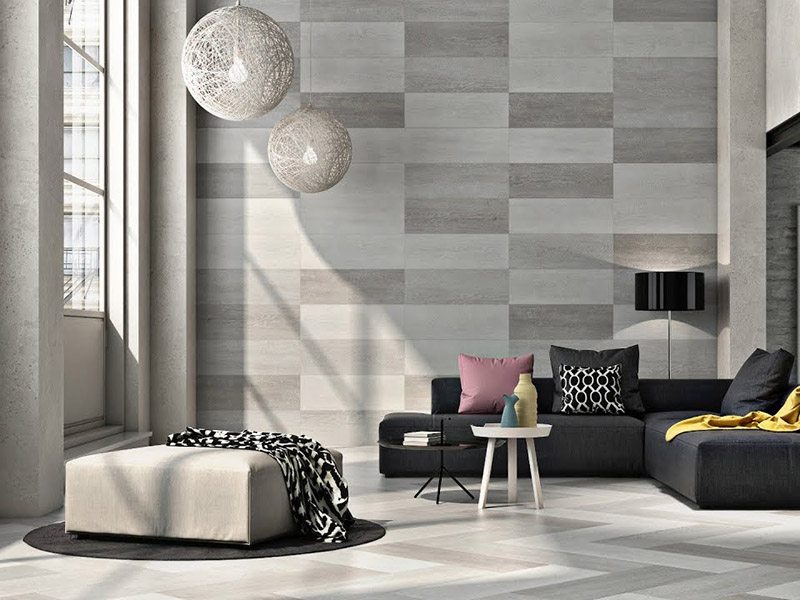 Nice Grey Marble Wall Tile Livingroom