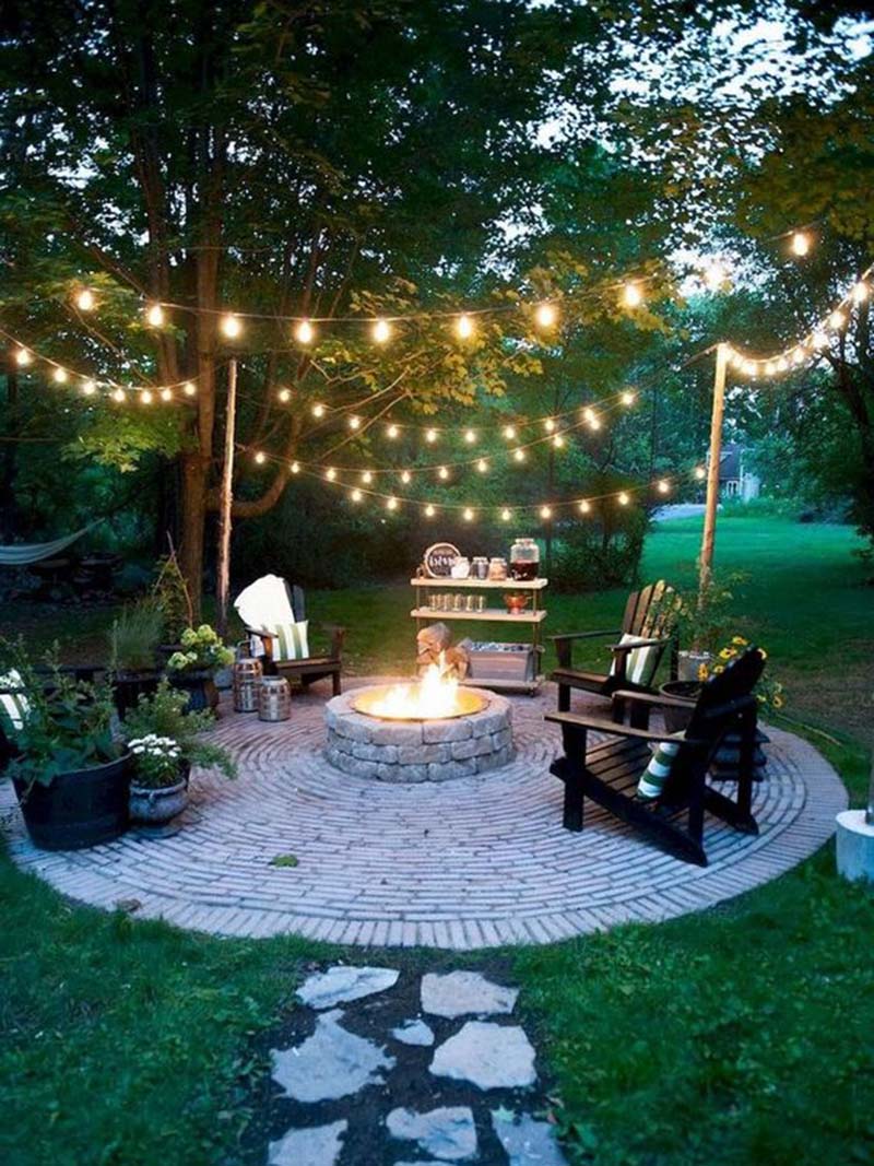Outdoor Simple Fire Pit Ideas