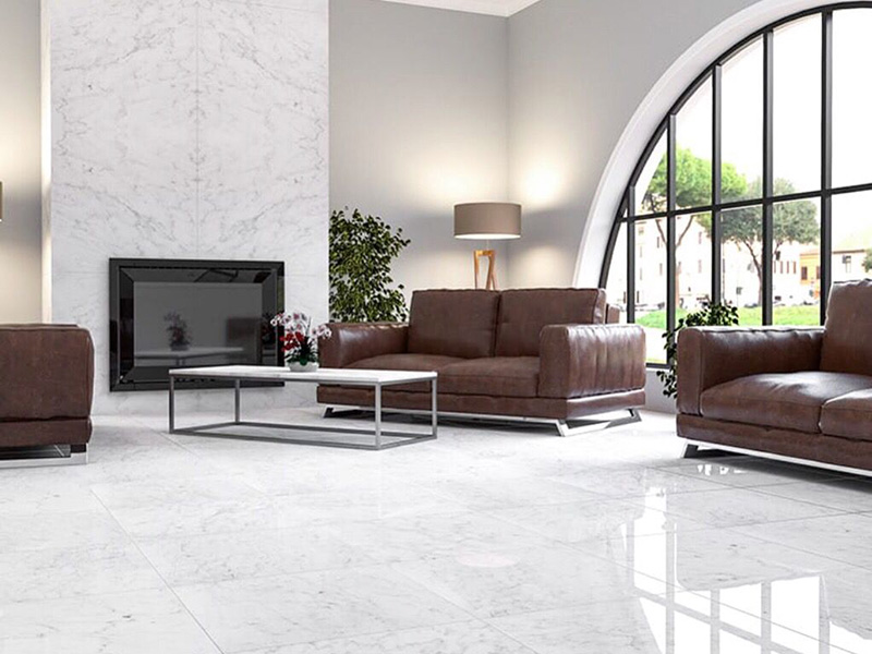 Royal Marble Tiles Wall Design Livingroom