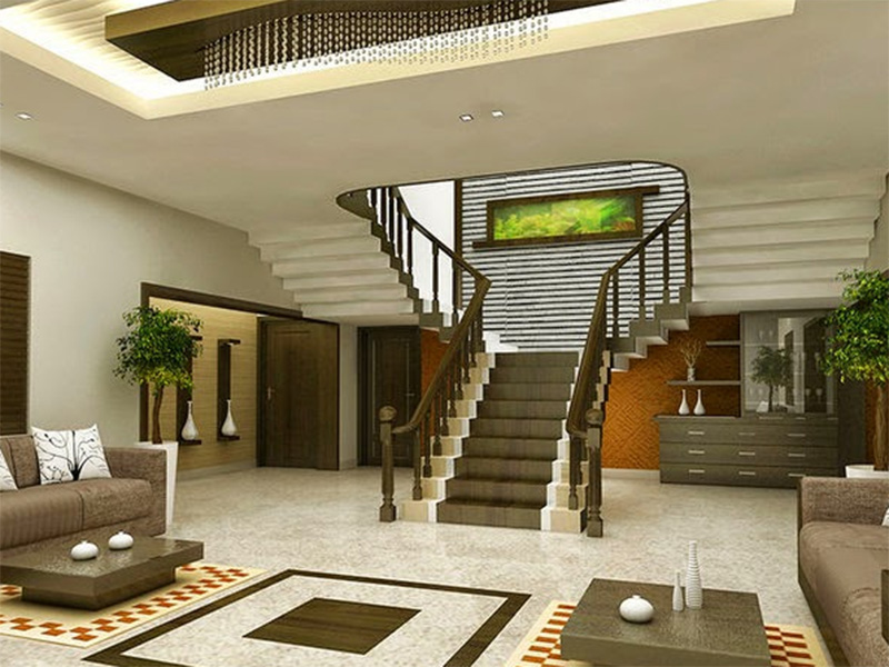Stair In Hall African Style