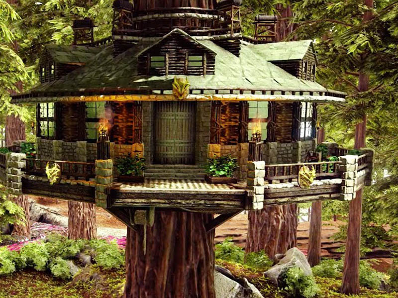 Unique Tree House Design