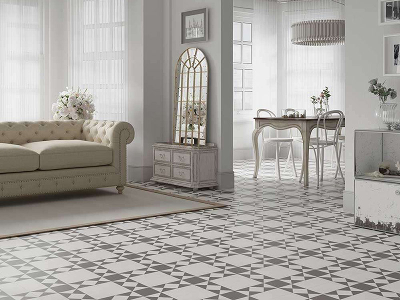 Victorian Tiles Livingroom Floor