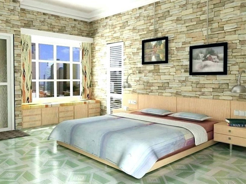 Wall Tiles Design For Bedroom
